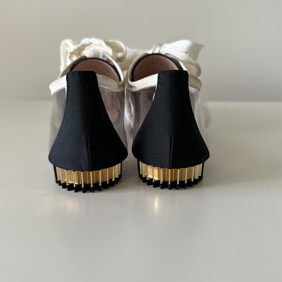 AUTHENTIC Giorgio Armani plexi Flats Size US6/ EU36 - Picture 5 of 11